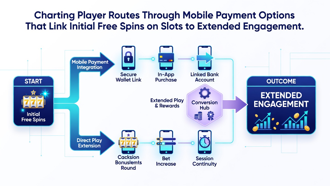 Casino app dashboard illustrating layered VIP rewards connected to mobile deposits and game transitions